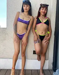 Pili y Bruna en Microcentro
